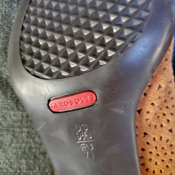 AEROSOLES | Brown Suede Mules - Picture 5 of 7